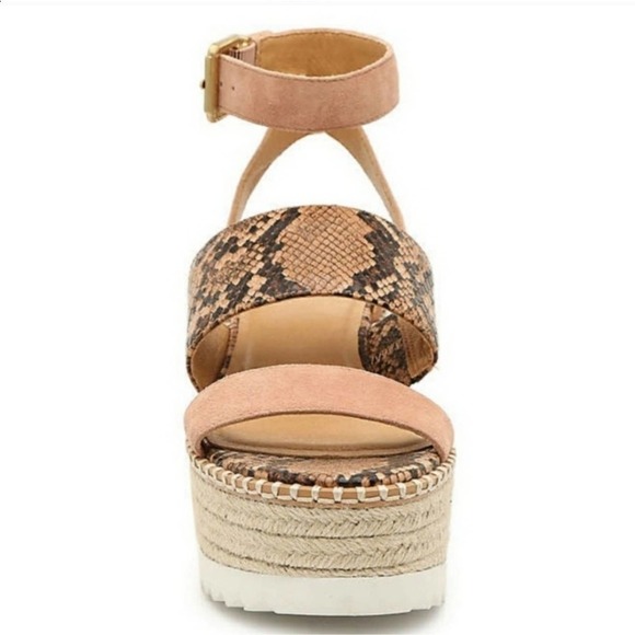 NEW! CROWN VINTAGE Daylen Espradrille Platform Sandals 6. - Picture 3 of 11